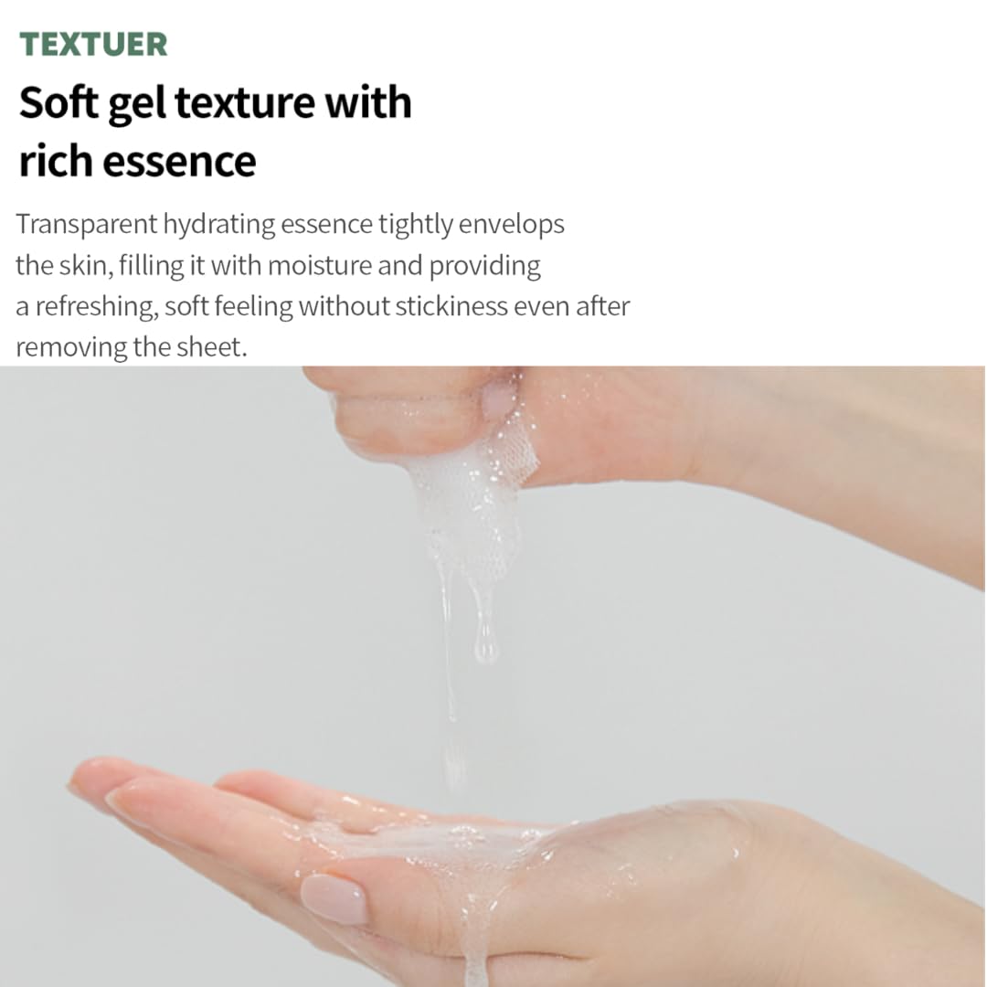 FARMSTAY TeaTree Biome Calming Mask -Daily Facial Gentle for Sensitive Skin, Korean Skin Care, Hydrating& Soothing, Acne Calming mask,100% cellulose, for Women,Men,Teenager,0.84 fl.oz.*10Sheets