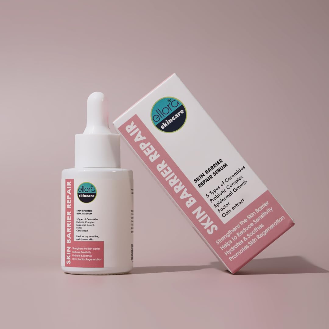 Skin Barrier Repair Serum – Restores and Supports the Skin Barrier, Strengthens & Soothes Sensitive Skin | Ceramides + EGF (Oligopeptide-1)+ Oat Extract + Probiotic Complex | Fragrance-Free (1 fl oz)