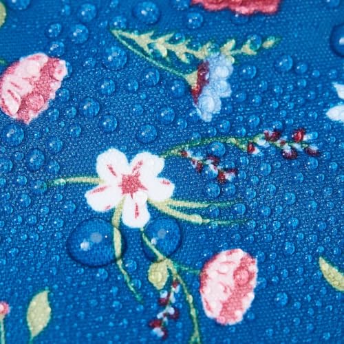 ECO CHIC Hiking Lightweight Packable Backpack - Foldable Daypack for Travel & Hiking & Outdoor Adventures - Waterproof Backpack from Recycled Materials (Floral Navy)