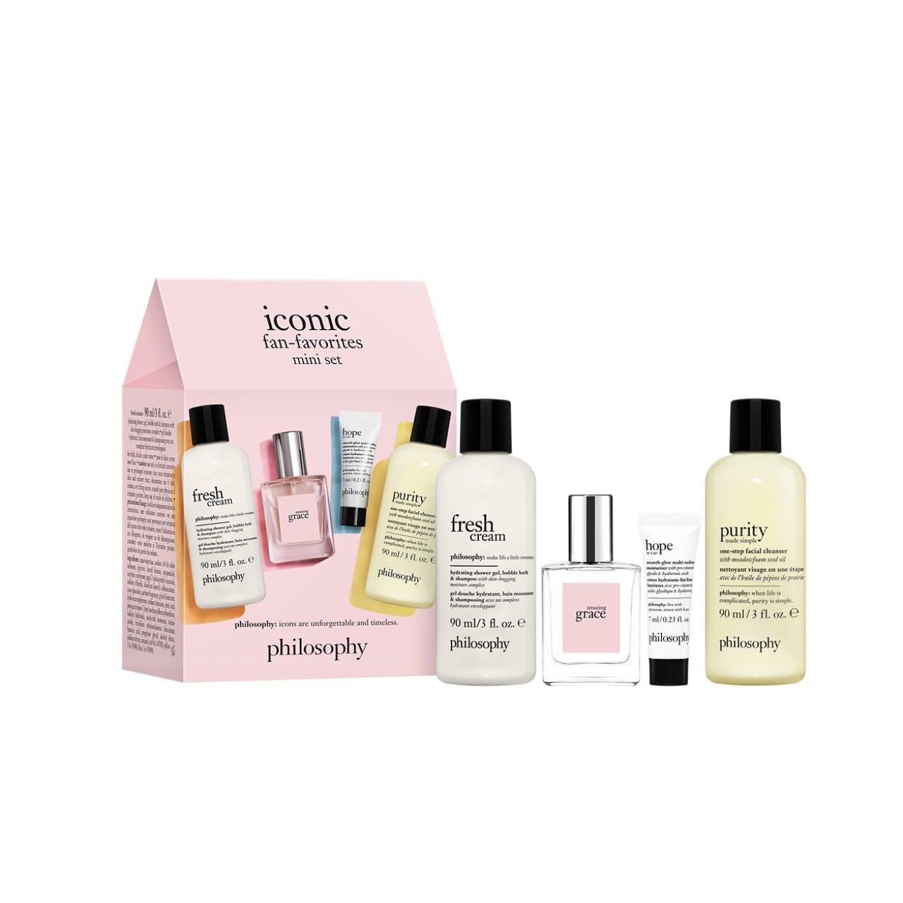 philosophy iconic fan-favorite mini set