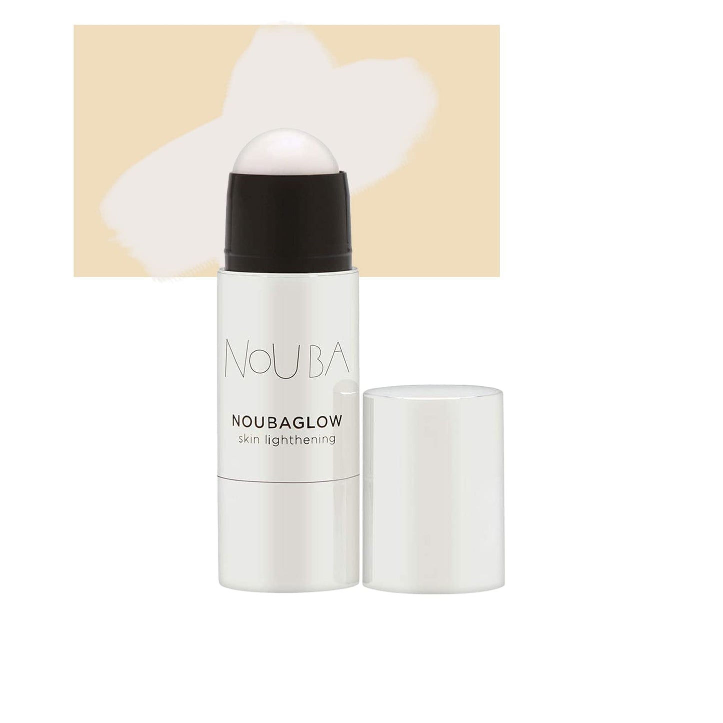 Nouba Skin Lightening Shimmer Stick, Adds Shimmer, Easy To Use On The Go, Blends Effortlessly - Shimmering Balm Stick Multi Purpose Cream Powder 4.8ml/0.16oz
