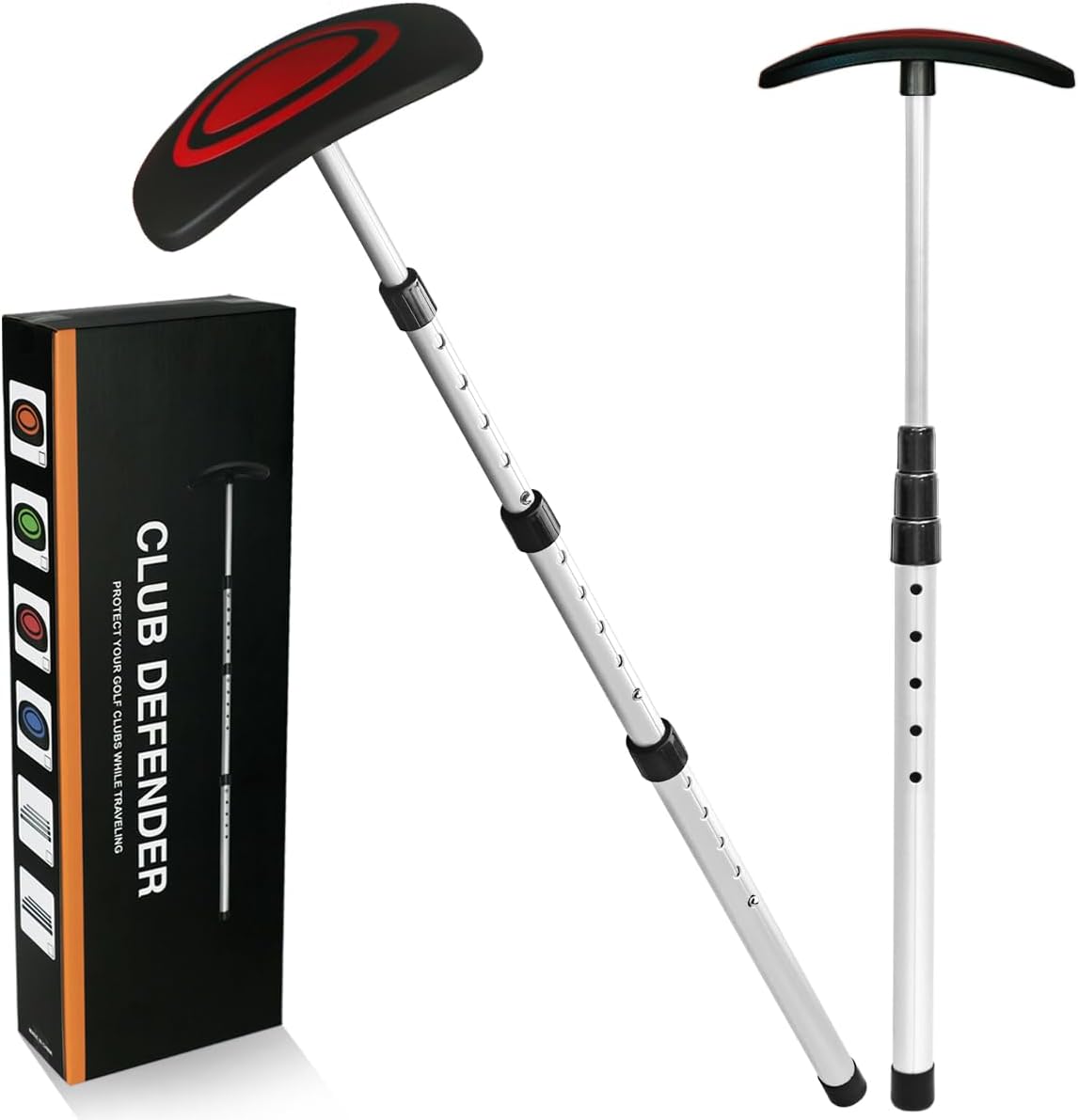 LOVACE Golf Travel Bag Support System, Golf Club Travel Protection Kit (Red)