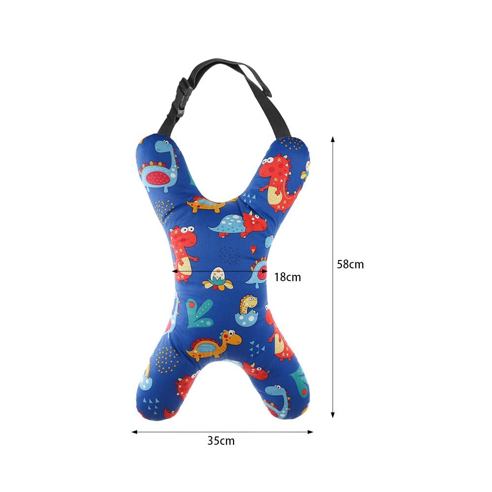 X-Shape Car Seat Pillow for Kids and Adults Universal Car Sleeping Head Support Aircraft Travel Pillows Travel Neck Rest Car Seat Pillow Neck Support Pillow for Carseat Long-Distance Sleeping
