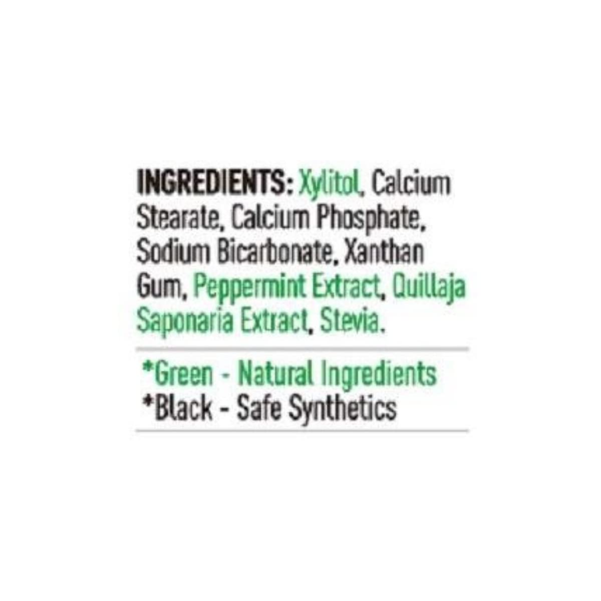 200 Pack Natural Toothpaste Tablet Bits - Chewable Mouthwash Whitening Bite Tablets for Teeth SLS & Fluoride Free Eco & Travel Friendly - Zero Waste Packaging - Mint & Activated Charcoal (Peppermint)