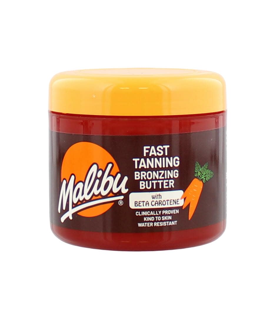 Malibu Sun Fast Tanning Gel, 10.1 Fl Oz, Deep Tan Accelerator with Carrot, Beta Carotene and Vitamin E, Tropical Coconut, Water-Resistant, for Outdoor and Sunbed Use, Made in UK
