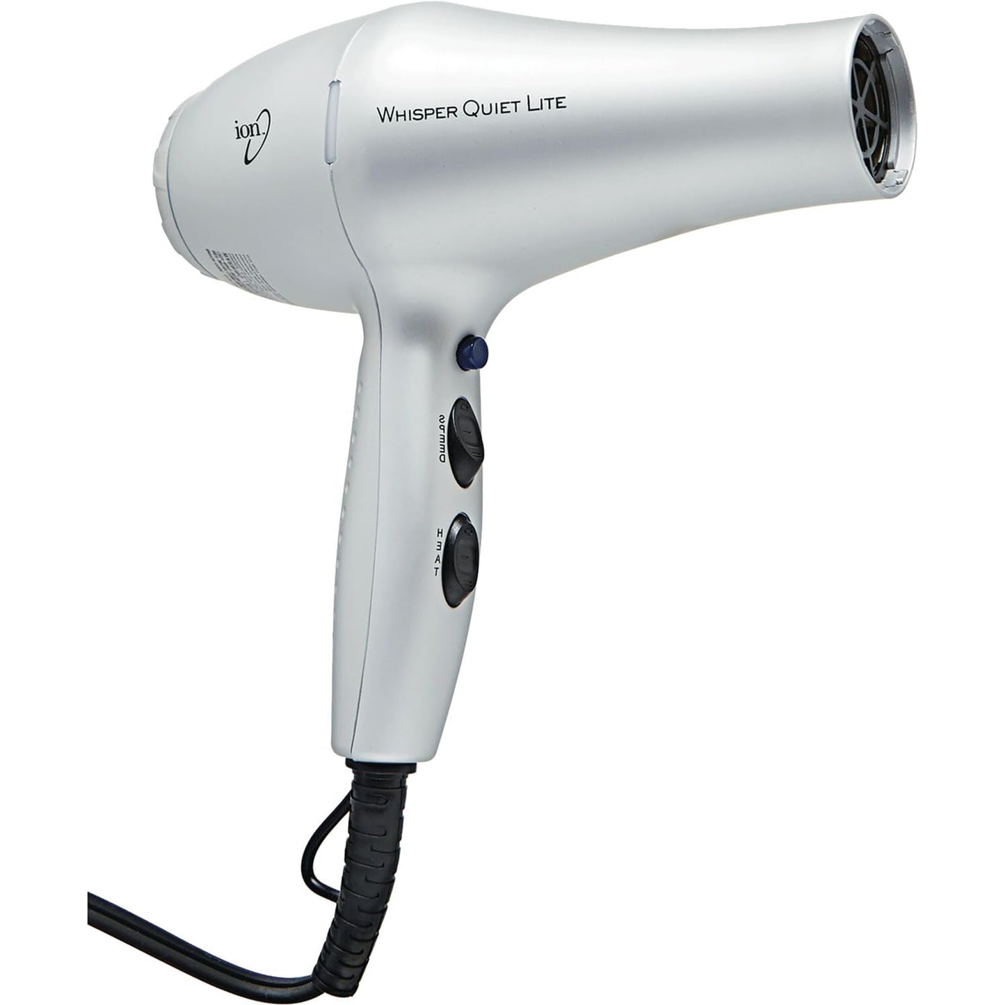 Ion Whisper Quiet Lite Ionic Ceramic Hair Dryer, 1875 Watts, Lightweight, Powerful, 4 Temperatures, 2 Speeds