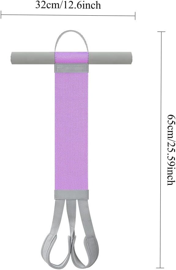 2025 New Yoga Pedal Resistance Fabric Band with Handles Anti-Broken Elastic Sit Up Pull Rope for Strength Training 120lb Full-Body Excercise Band Portable Unisex Resistance Exercise Bands