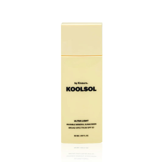 KOOLSOL by Knours | Zero White Cast | Mineral | Reef Safe | Korean Face Sunscreen SPF 50 | Made in USA | FDA OTC Registered | Aloe + Centella + Panthenol + Niacinamide | Sensitive Skin | 1.69oz