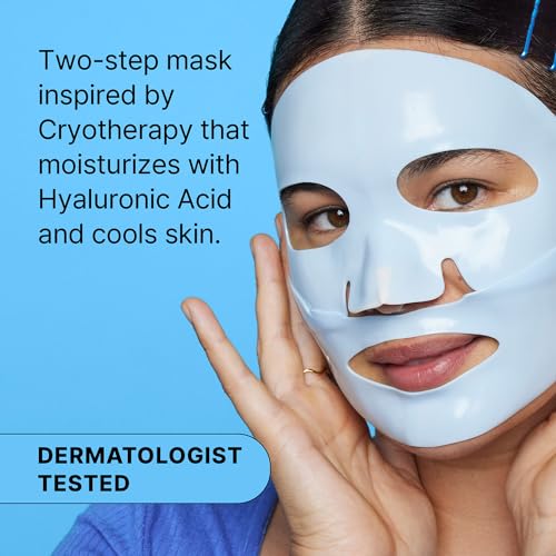 Dr.Jart+ Cryo Rubber Korean Face Mask with Moisturizing Hyaluronic Acid | Korean Skin Care | Travel Size, 1 Pack