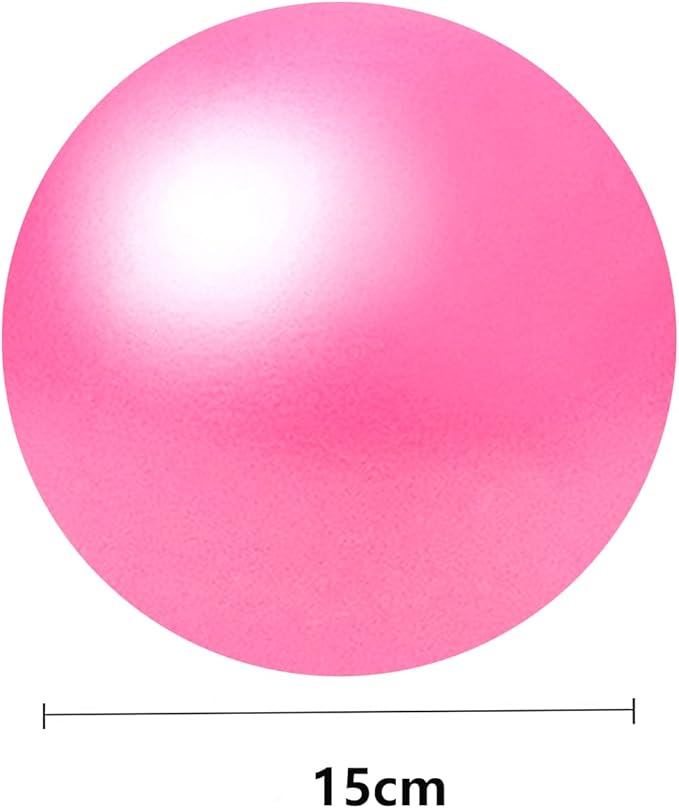 Mini Pilates Exercise Yoga Ball, Small Inflatable Exercise Yoga Ball,Core Training and Physical Therapy Equipment, with Pump