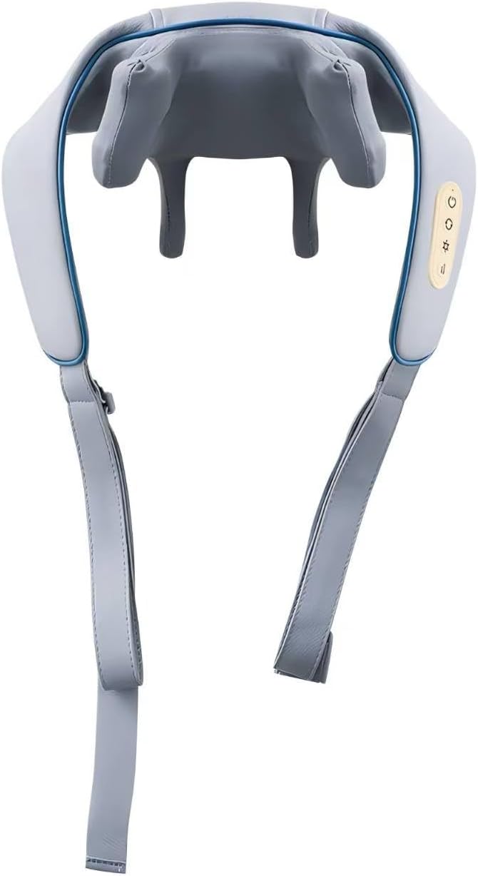 Massager for Neck and Shoulder Pain, Neck Massager, deep Tissue 3D kneading Massage Pillow, Suitable for Shoulder, Legs, Body Muscle Pain Relief, Gift for Men and Women.