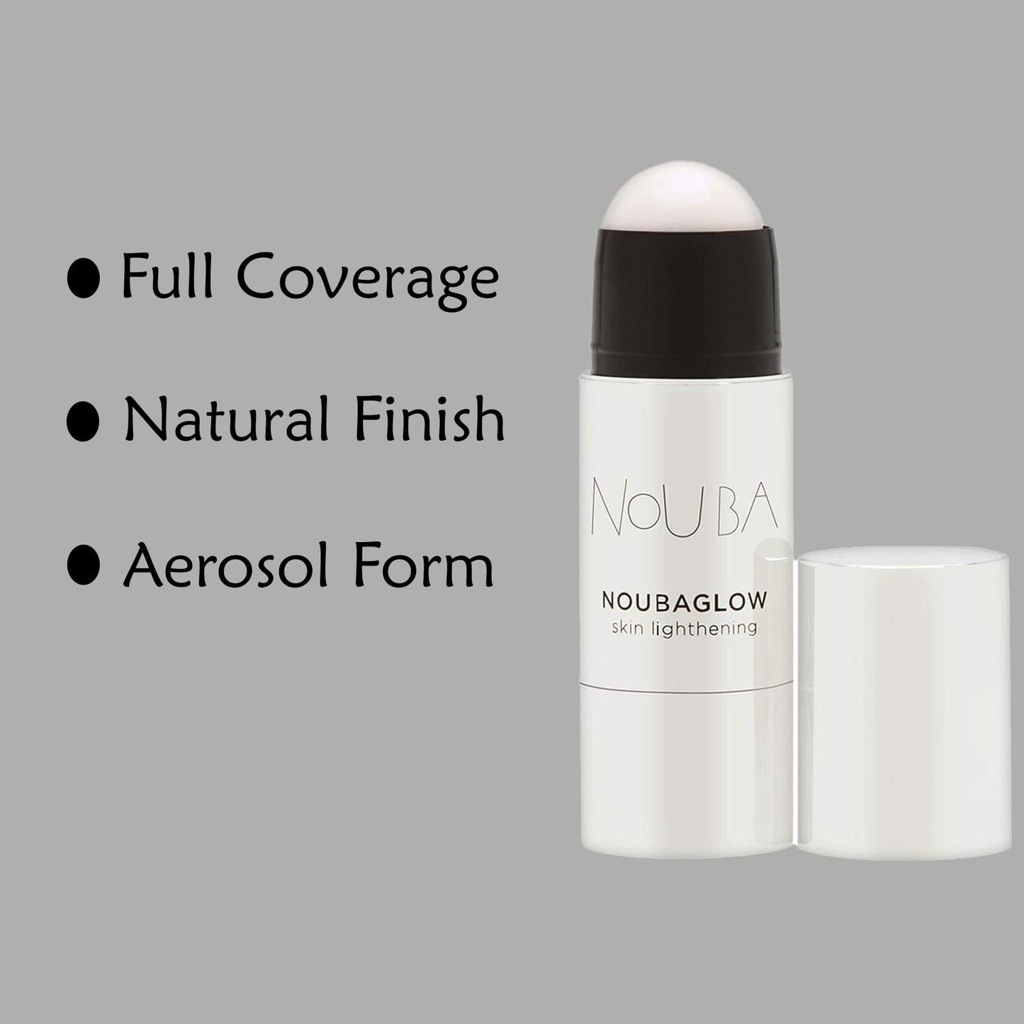Nouba Skin Lightening Shimmer Stick, Adds Shimmer, Easy To Use On The Go, Blends Effortlessly - Shimmering Balm Stick Multi Purpose Cream Powder 4.8ml/0.16oz