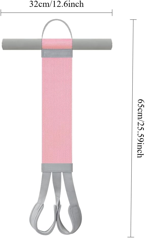 2025 New Yoga Pedal Resistance Fabric Band with Handles Anti-Broken Elastic Sit Up Pull Rope for Strength Training 120lb Full-Body Excercise Band Portable Unisex Resistance Exercise Bands