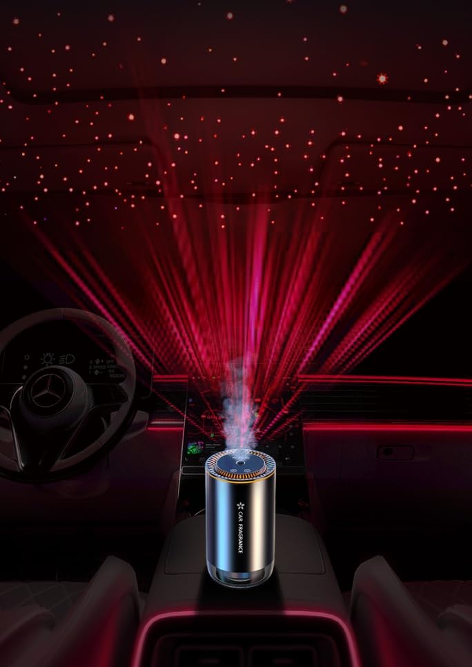 Essential Oil Diffuser – USB Rechargeable Aromatherapy Diffuser with 3-Speed Mist Control | Compact & Silent Operation | Aluminum Alloy + PC Body | Ideal for Home,Office & Car