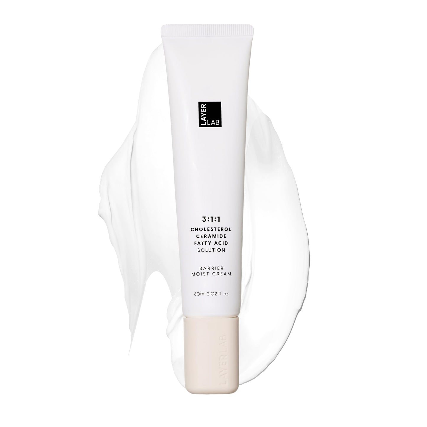 LAYERLAB Barrier Moist Cream - Up to 100H Hydration Face Moisturizer with Ceramide, Cholesterol, K-Beauty Skincare with Shea Butter for Deep Hydration & Moisture Barrier Support 2.02 fl oz