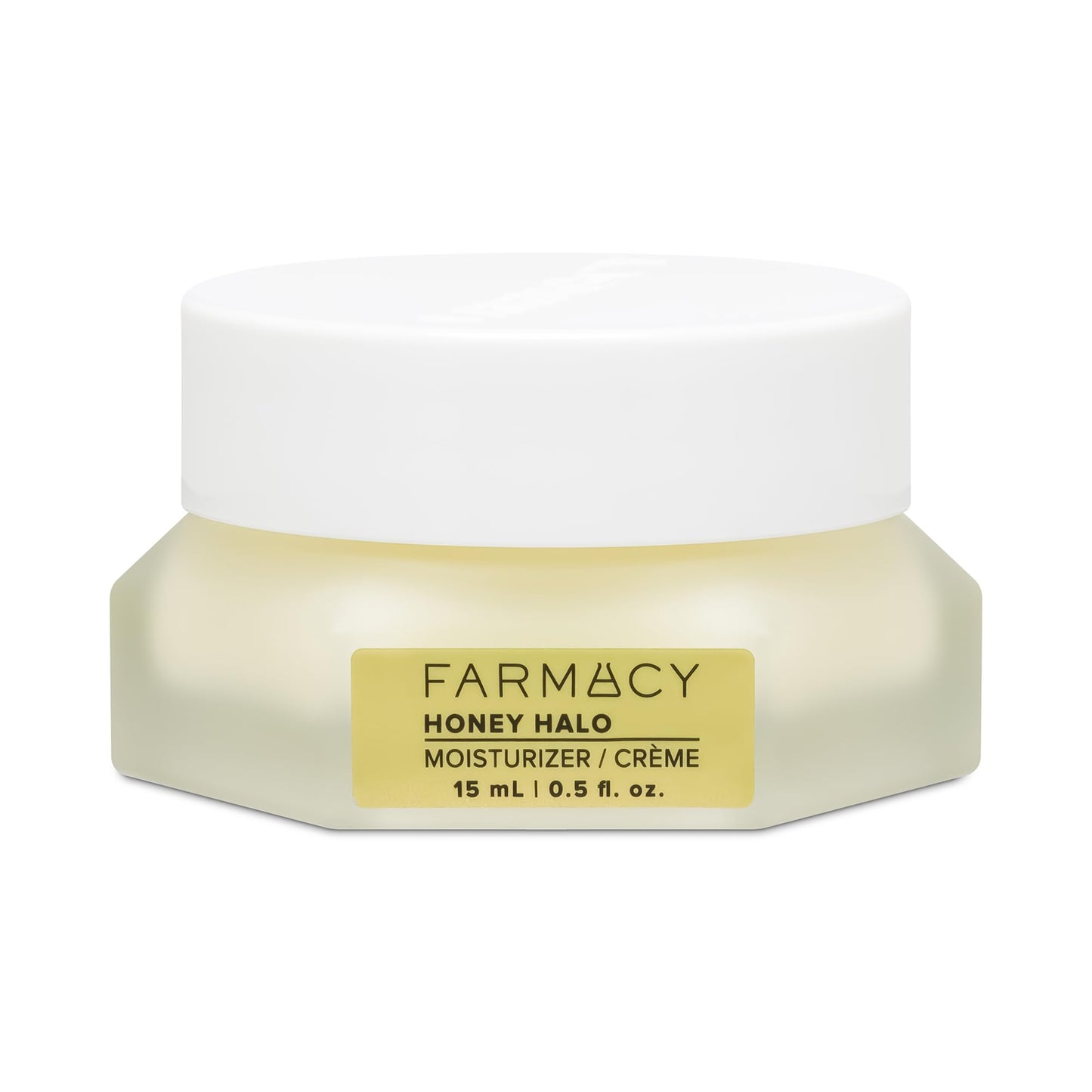 Farmacy Ceramide Face Moisturizer - Honey Halo Hydrating Facial Moisturizer for Dry Skin - Plumps, Soothes + Restores Skin with Potent Ceramides + Buckwheat Honey for a Dewy, Healthy Glow (15ml)