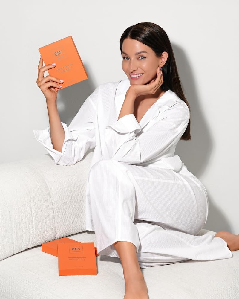 BJN Cosmetics Luxury (5pack) Hydro Cellulose Lotion Facial Sheet Masks for Skin Care & Beauty - Natural Ingredients for Deep Hydration, Moisturizing, Rejuvenation, and Radiance