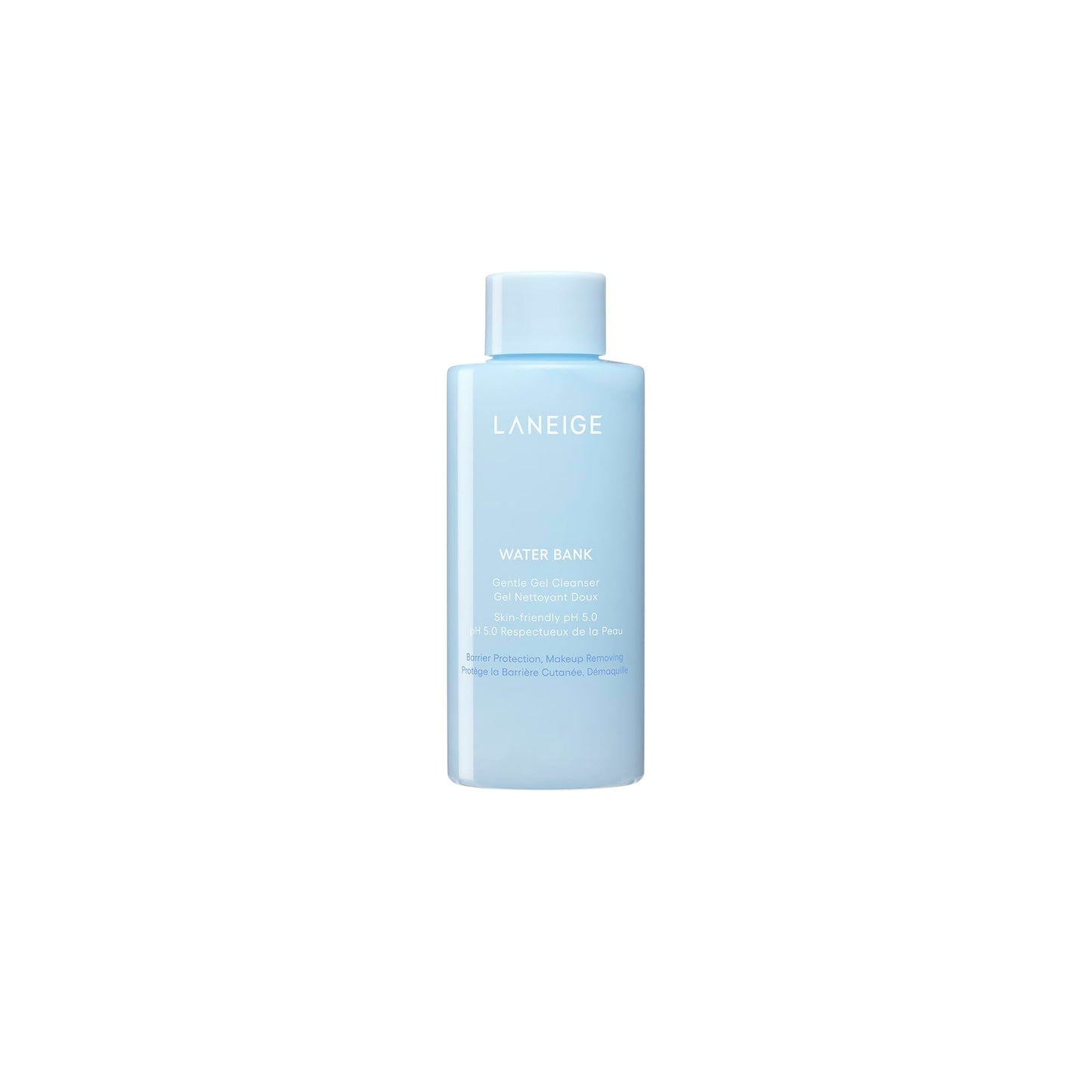 LANEIGE Water Bank Gentle Gel Cleanser Mini: pH-Balanced & Barrier-Boosting Gel Cleanser with Blue Hyaluronic Acid