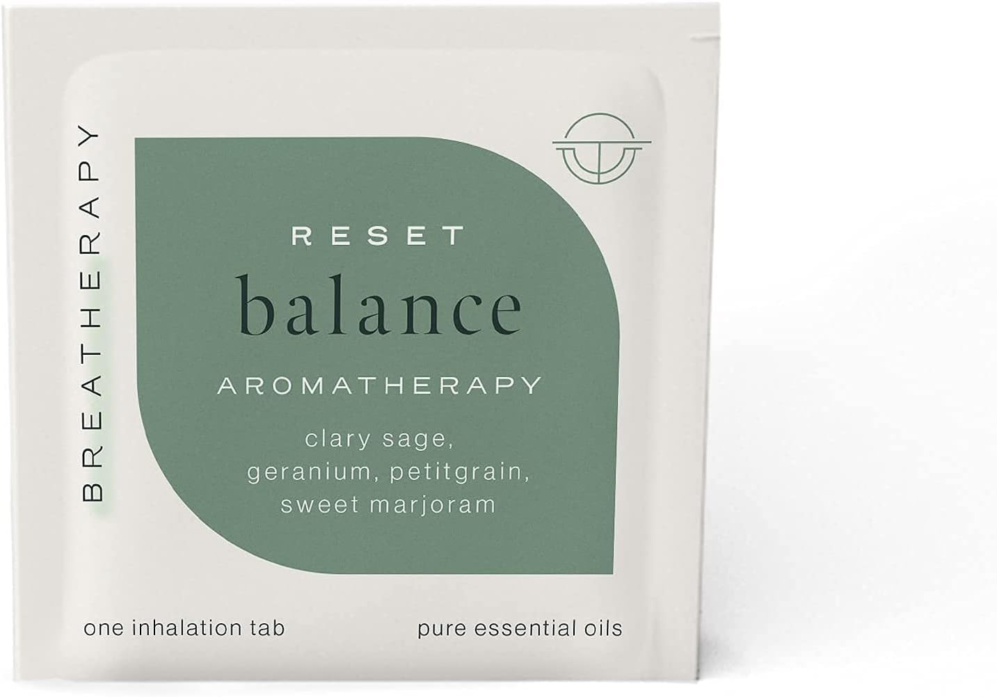 Breatherapy Get Up + Go Kit - Pure Essential Oil Aromatherapy InhalationTabs, 8-Pack (2 Each: Energy, Focus, Balance, Grounding)