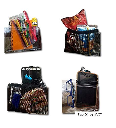 1st Class Kid Universal Airplane Travel Phone Holder with 360° Rotation | Plane Tray Table Cover with Side Pockets | Clip-On Carry Bag | in-Flight Travel Essentials | 3-Piece Travel Accessory Set