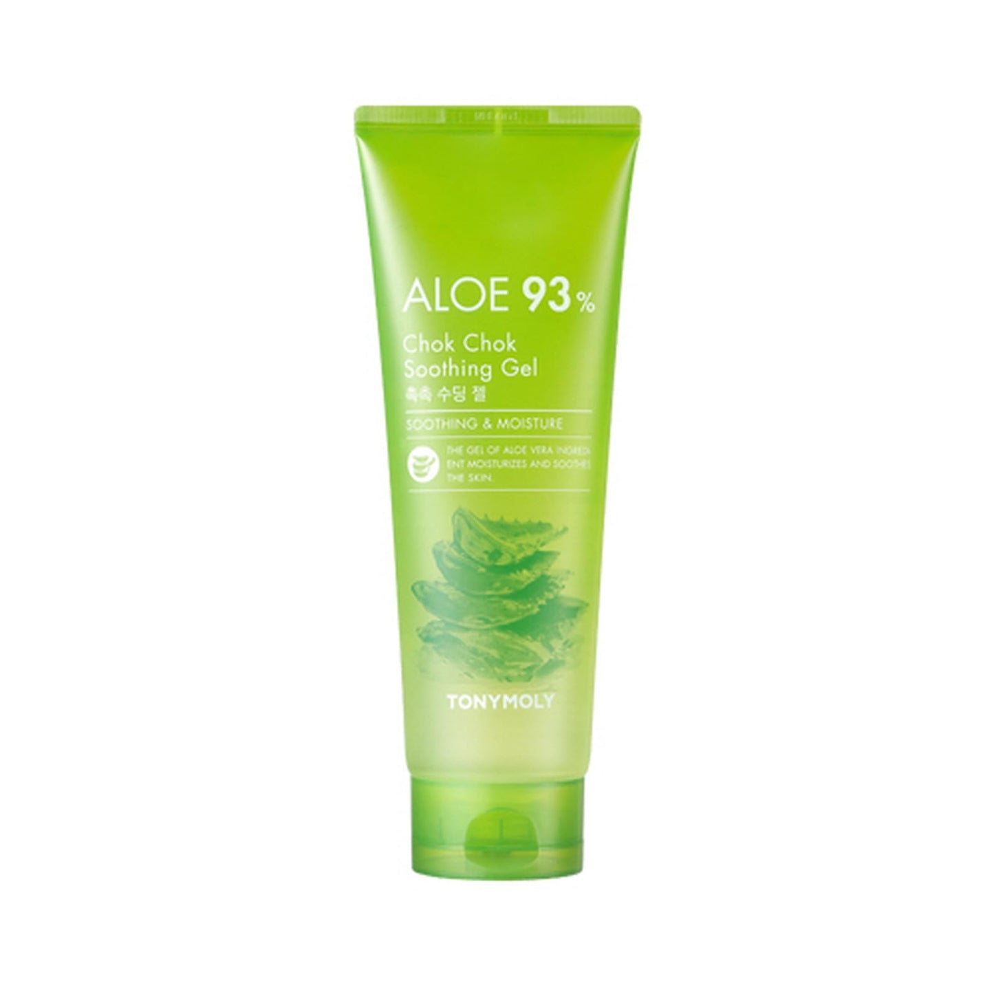 TONYMOLY Chok Chok Aloe Soothing Gel, 99% Aloe Vera Gel for Face & Body, Korean Skin Care Moisturizier