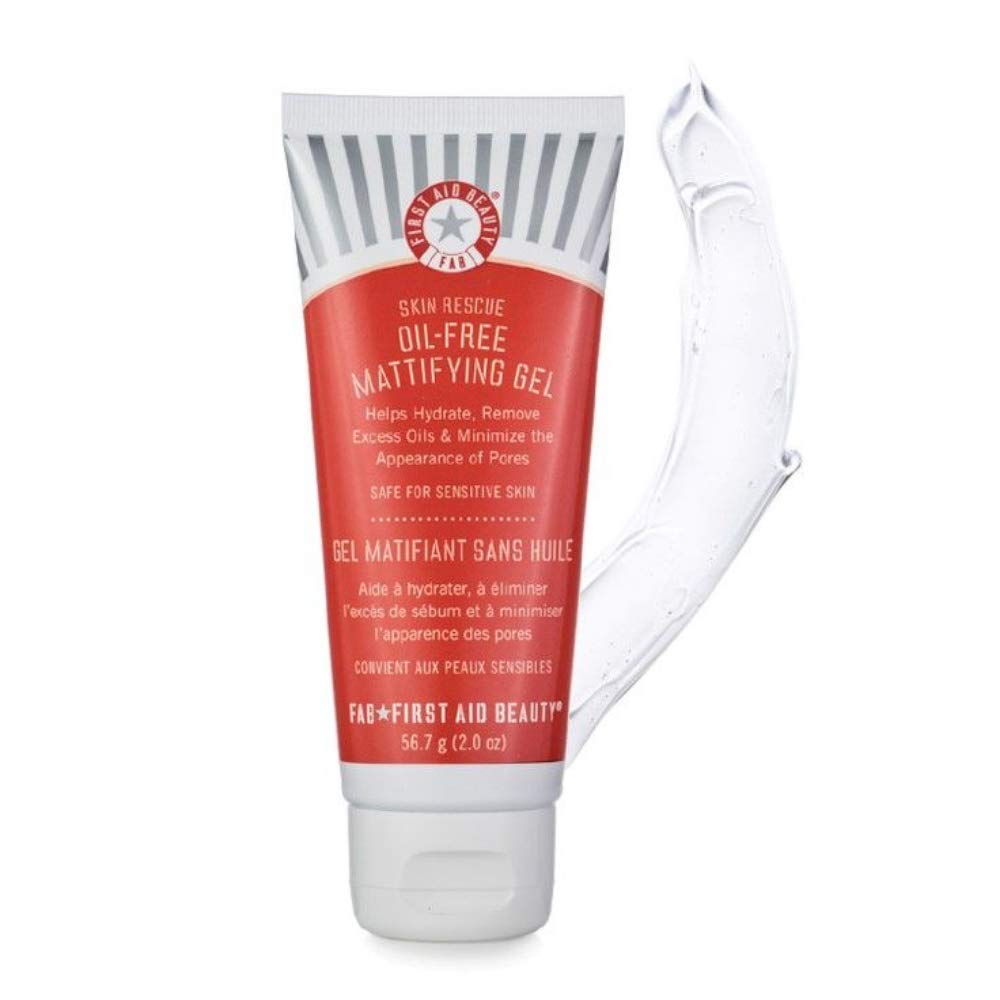 First Aid Beauty Skin Rescue Oil-Free Mattifying Gel, 2 Ounces