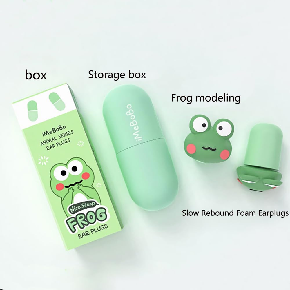 Ankeli 4 Pairs of Noise Cancelling earplugs, Reusable Cute Cartoon Soft and Comfortable earplugs, Silicone earplugs Suitable for Sleeping, Noise Sensitive, Travel, Work, snoring