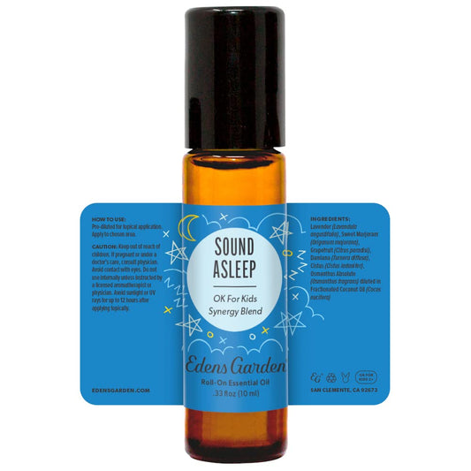 Edens Garden Sound Asleep Essential Oil Roll-On Blend- 100% Pure Premium Grade, Natural, Therapeutic, Aromatherapy, Kid & Skin Safe, The Best For Body, Travel, Relaxation Pre-Diluted 10 ml (.33 fl oz)