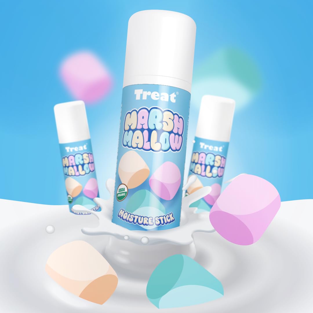 TREAT BEAUTY Organic Marshmallow Moisture Stick, 0.5 OZ