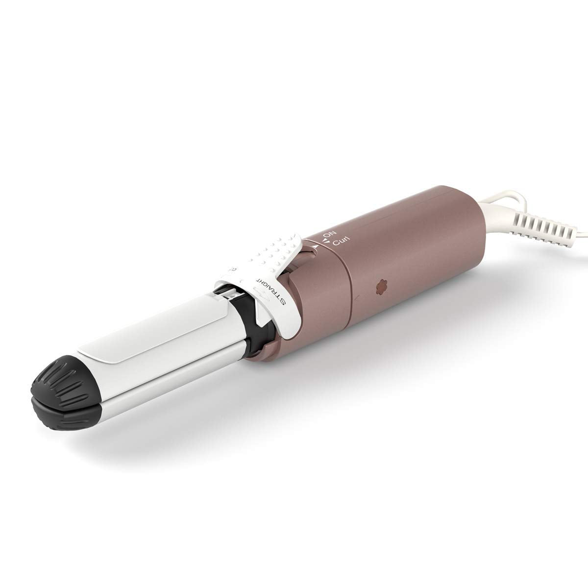 VAV 2 in 1 Iron Hair Straightener and Curler, Curling Iron Ceramic Flat Iron 1 Inch, Instant Heat Up to 400°F, Dual Voltage Mini Curling Wand Travel Size