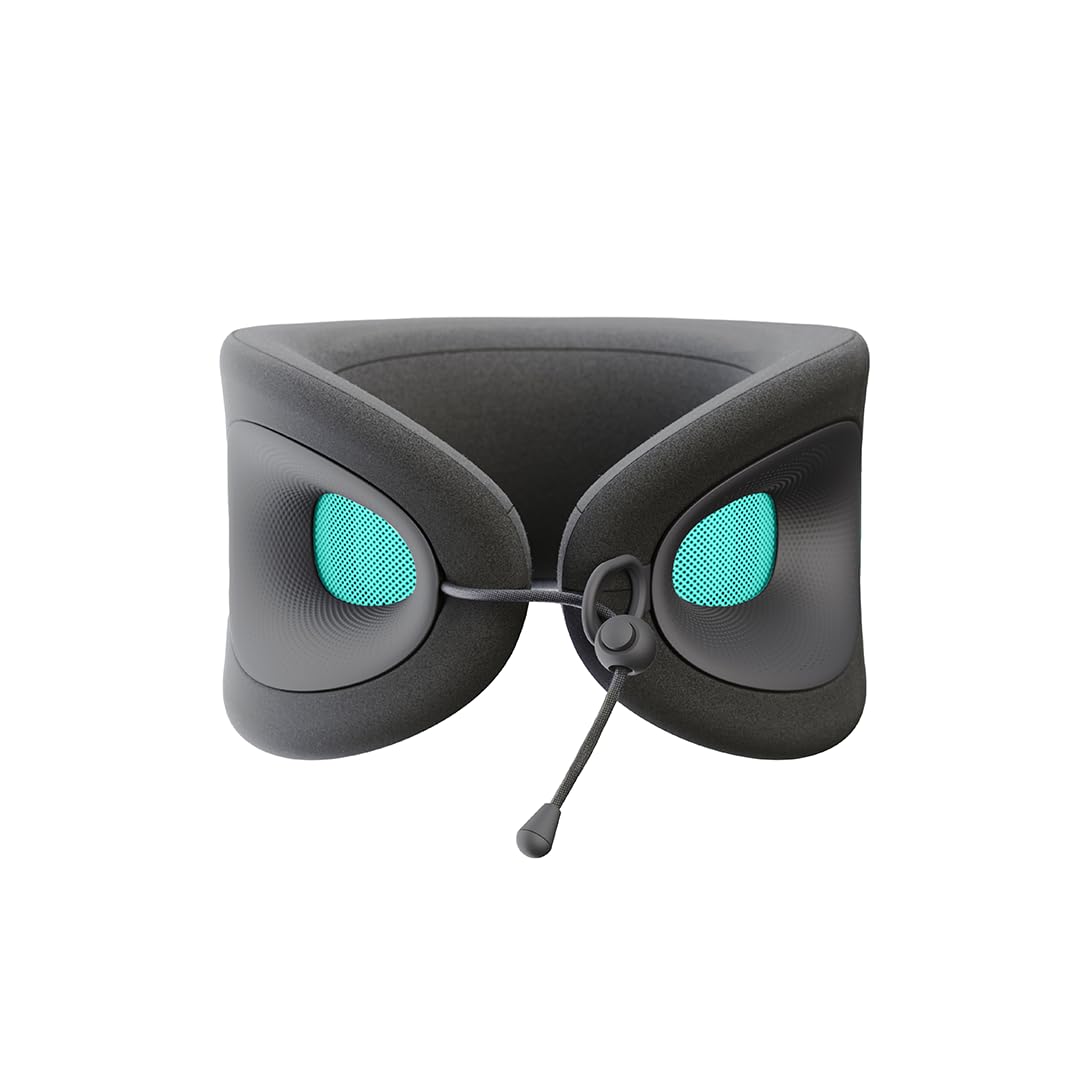 Cabeau Travel Essential Neck Pillow - Fits Most Neck Sizes (11-21 inches) - Evolution X Three Ways to Adjust for Ultimate Comfort on Long Flights (Turquoise)