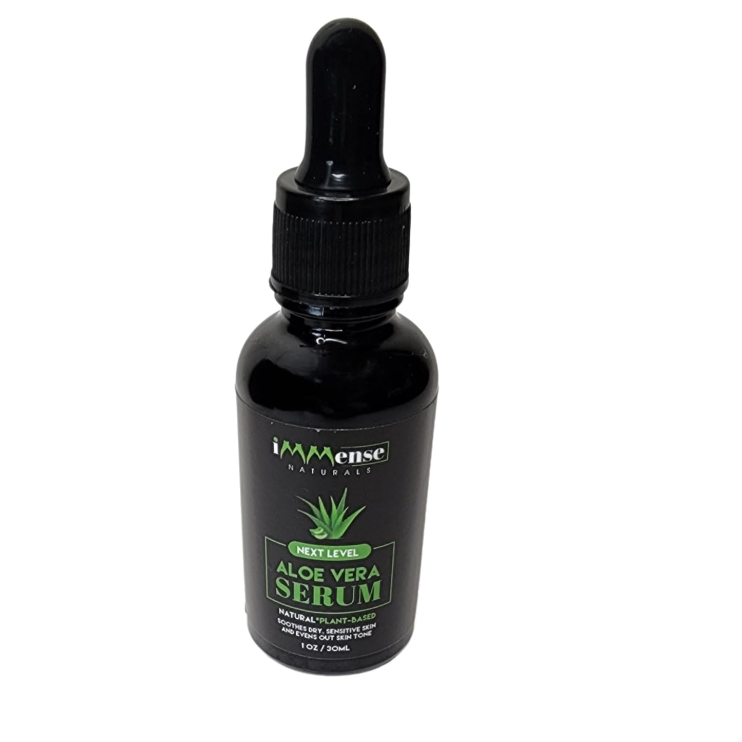 iMMense Naturals Aloe Vera Serum with Vitamin C for Wrinkles & Fine Lines, Use To Brighten Skin-Correct Dark Circles, Hydrate and Even Skintone. Use for a Natural Makeup Primer