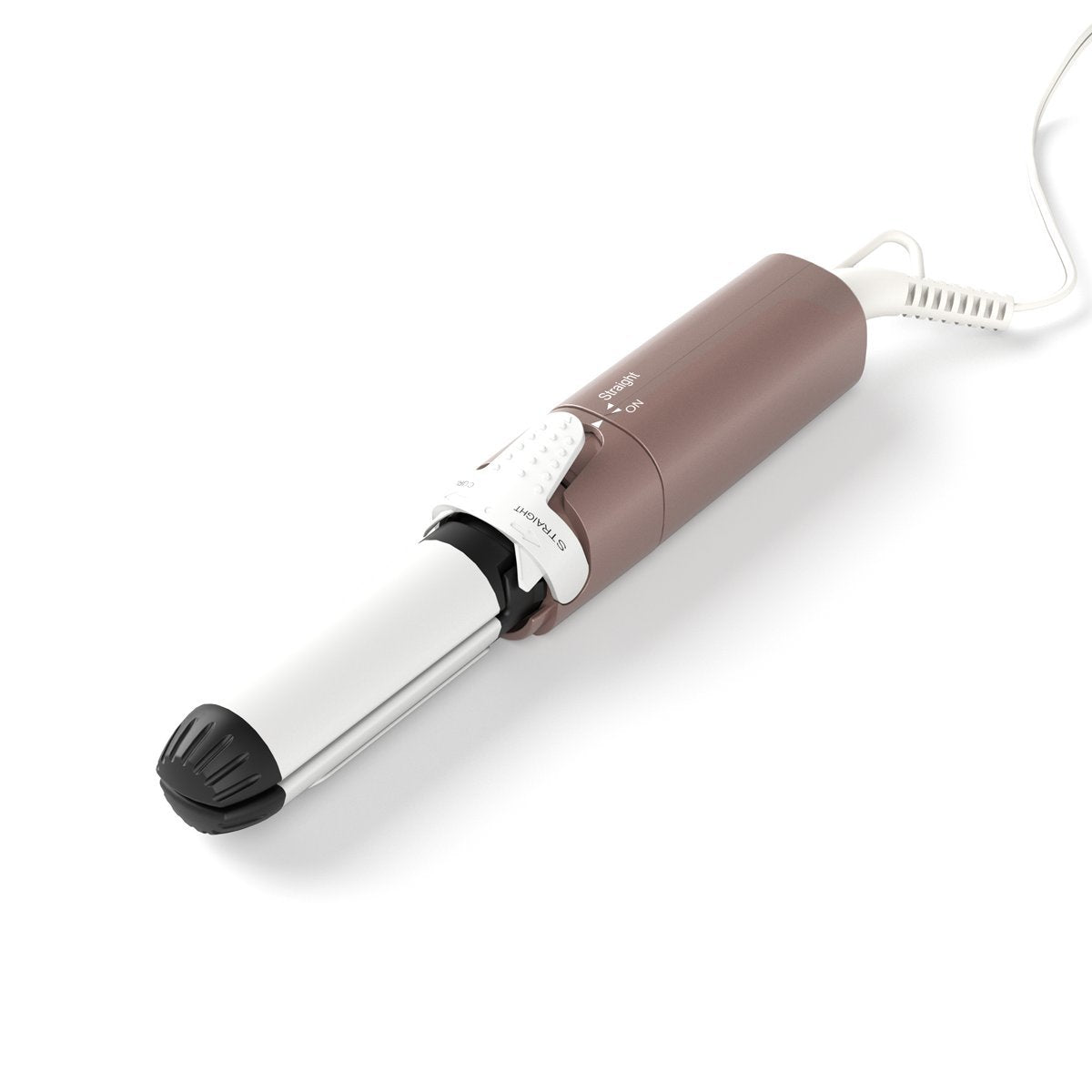 VAV 2 in 1 Iron Hair Straightener and Curler, Curling Iron Ceramic Flat Iron 1 Inch, Instant Heat Up to 400°F, Dual Voltage Mini Curling Wand Travel Size