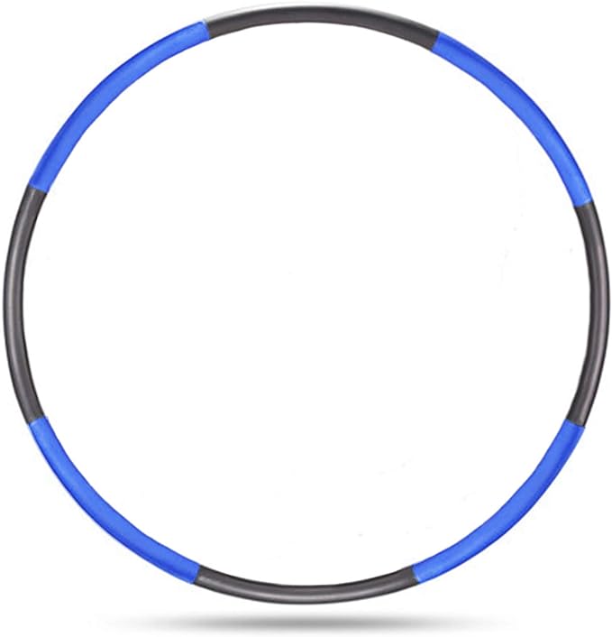 Auoxer Fitness Exercise Weighted Hoops, Lose Weight Fast by Fun Way to Workout, Fat Burning Healthy Model Sports Life, Detachable and Size Adjustable Design