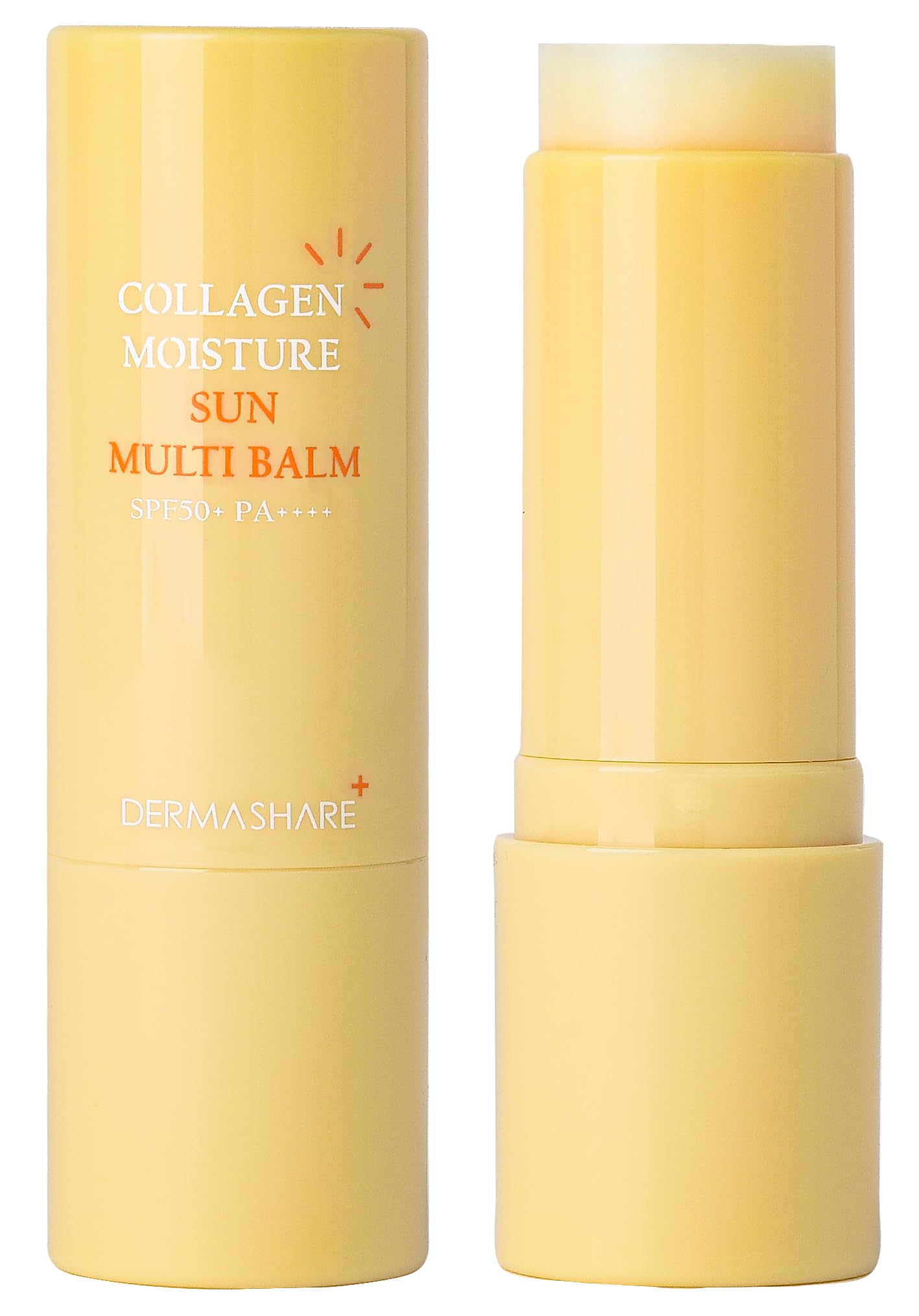 Collagen Multi Balm Stick with SPF 50 - Anti-Aging, Moisturizing, Wrinkle Care/Korean Skincare/Unscented/Dermashare(0.38oz)