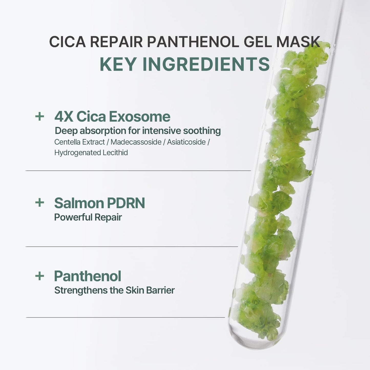 AROCELL OFFICIAL Cica Repair Hydrogel Mask – Korean Skincare Gel Face Mask with Centella Asiatica, Exosomes, Collagen & Niacinamide – Hydrating Face Masks for Redness, Acne & Glass Skin – 7 Sheets