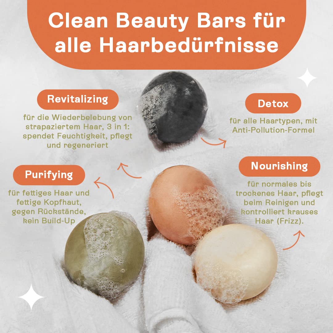 Moisturizing Shampoo Bar for Curly Hair (6.7oz) | Solid Sulfate-Free Shampoo for Waves & Curls | Vegan, Eco-Friendly, Plastic-Free | Made in Brazil