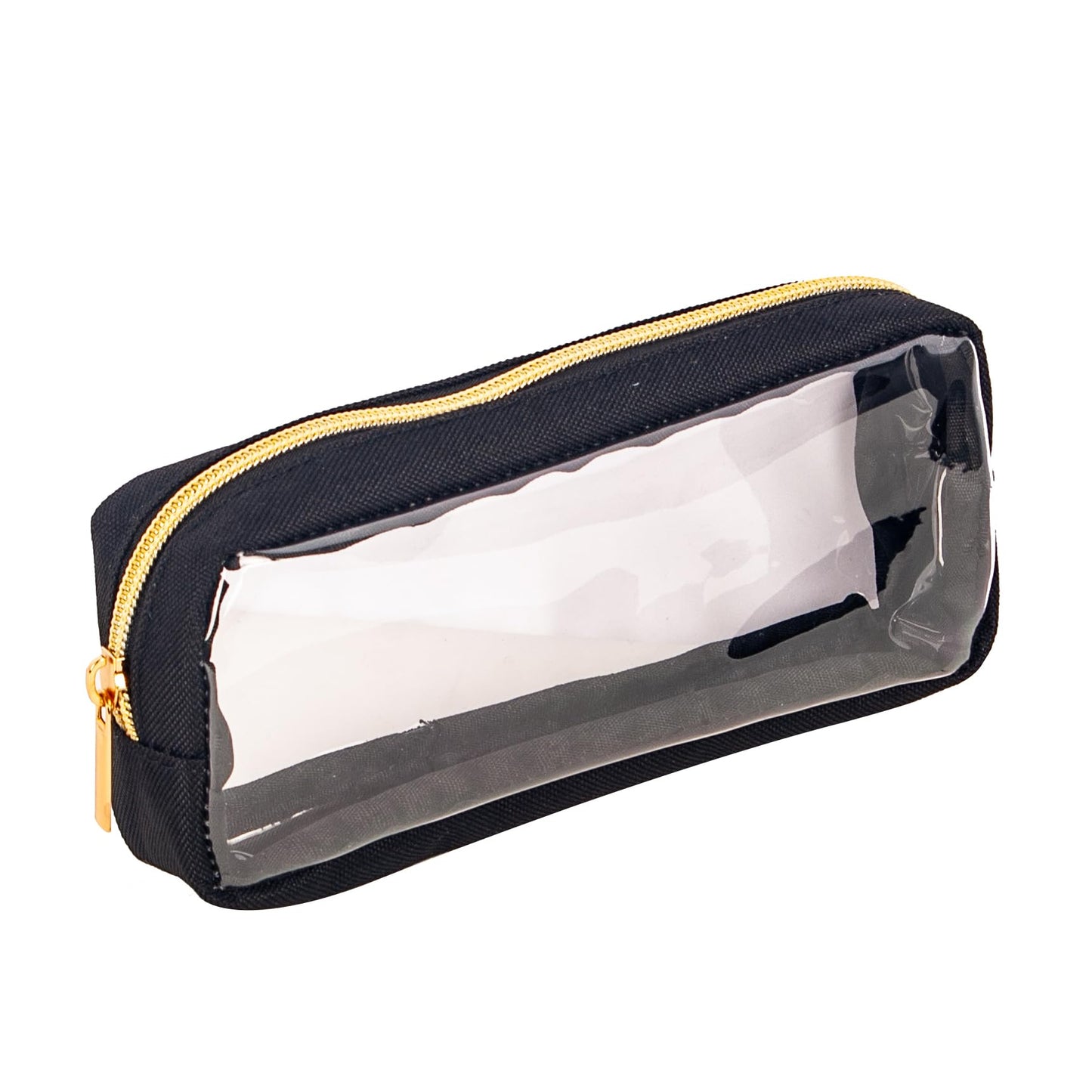 Remobia Hicol TSA Approved 5-Piece Diaper Bag Organizer Pouch Set Clear Waterproof TPU Kids Toiletry Storage Set Travel Packing Clutch Cube Bags for Baby Nursing(Black)