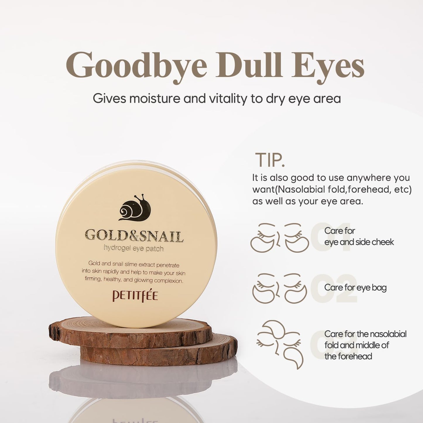 Gold & Snail Hydogel Eye Patch 60ea (30pairs)