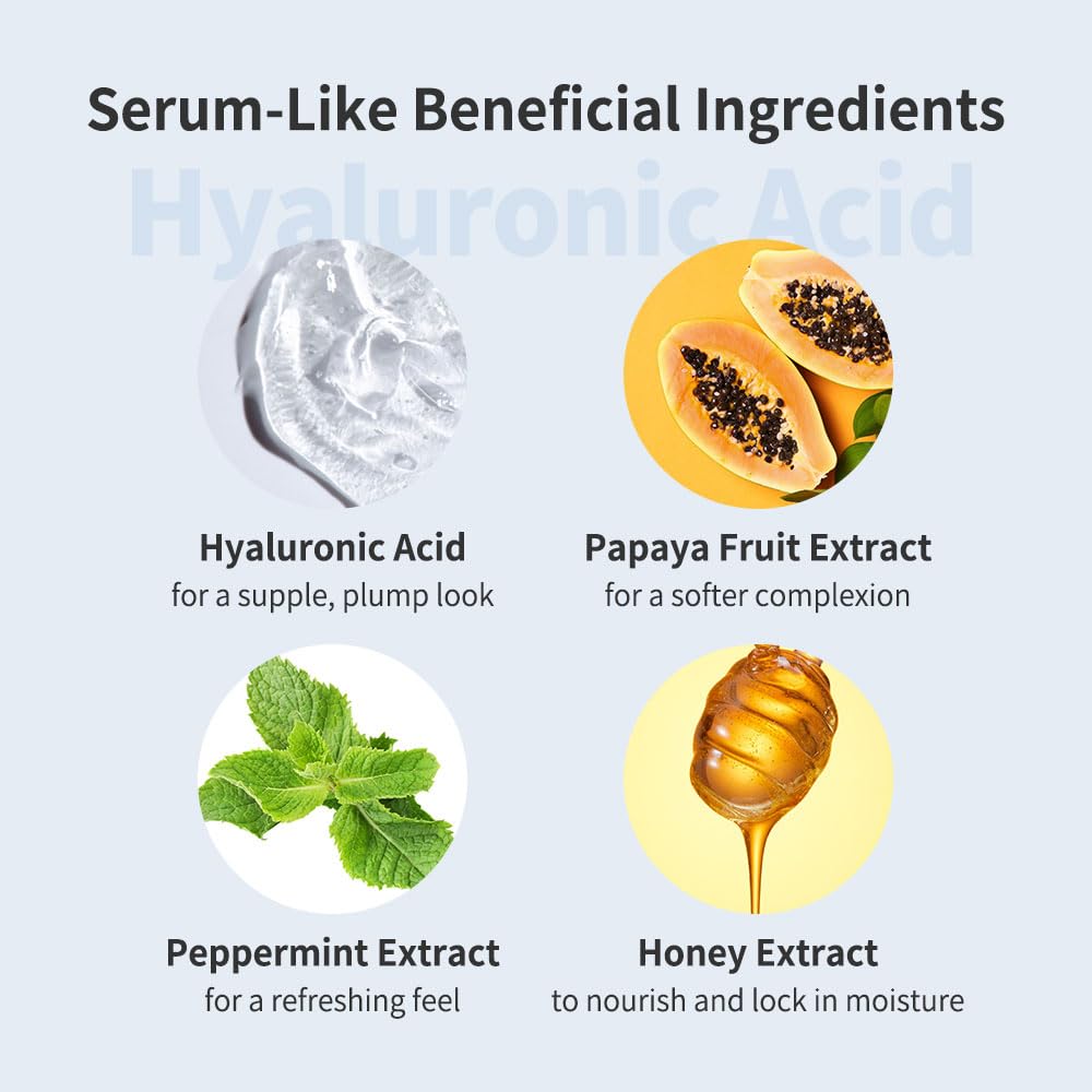 Naisture 3 Step Ampoule Hydrating Sheet Mask Set for Skin Elasticity, Smoothing, and Moisture. Korean Skincare Kit with Ampoule, Mask, and Essence (5 pcs) (Hyaluronic Acid)