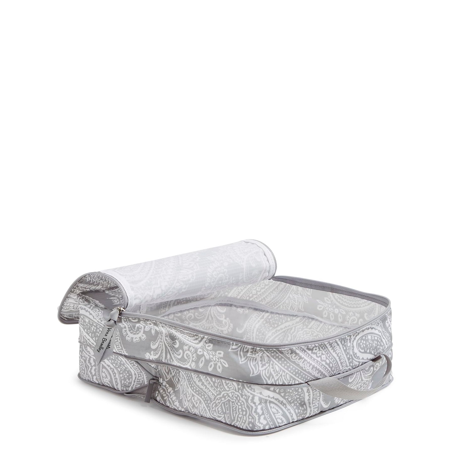 Compression Packing Cube 3-Piece Set, Cloud Gray Paisley, One Size