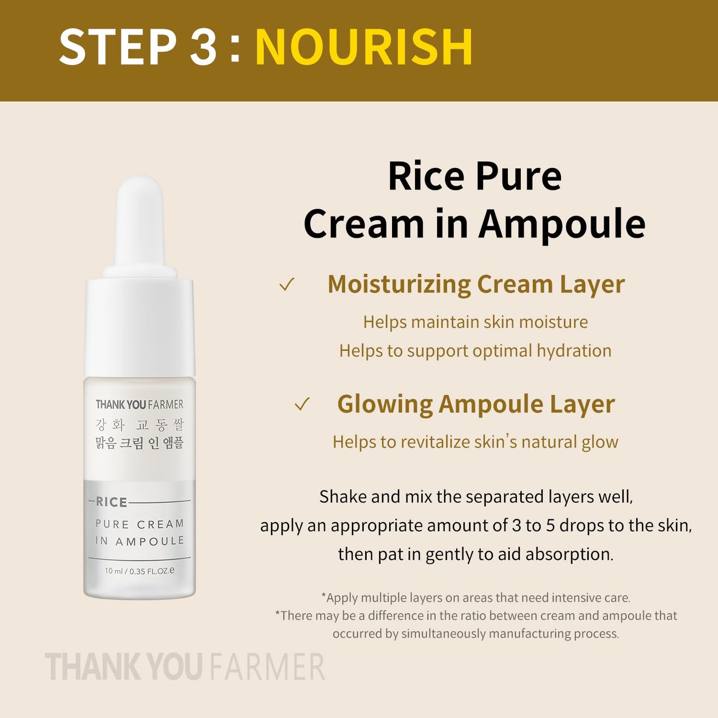 THANKYOU FARMER Rice Pure Glow Travel Kit, Mini Size Cleanser(1.05 fl oz), Mini Size Toner(1.05 fl oz), Mini Size Ampoule(0.35 fl oz)