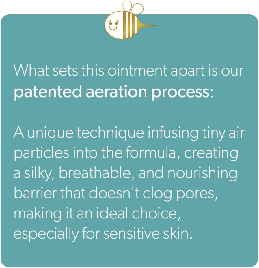 Waxelene Original Aerated Balm, Travel Jar, Organic Multipurpose Ointment the Petroleum Jelly Alternative Eczema Dry Sensitive Skin Face Moisturizer