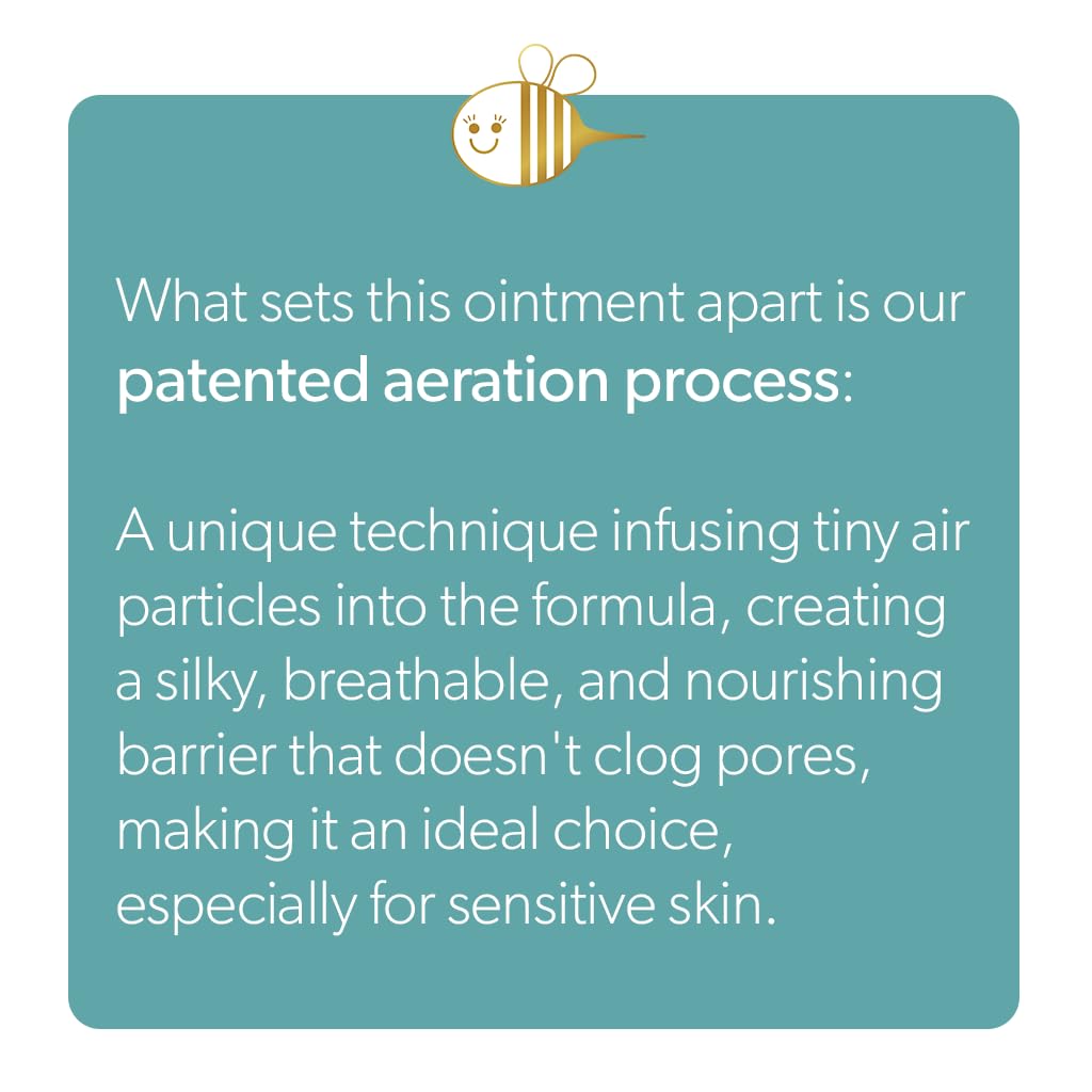 Waxelene Original Aerated Balm, Travel Jar, Organic Multipurpose Ointment the Petroleum Jelly Alternative Eczema Dry Sensitive Skin Face Moisturizer