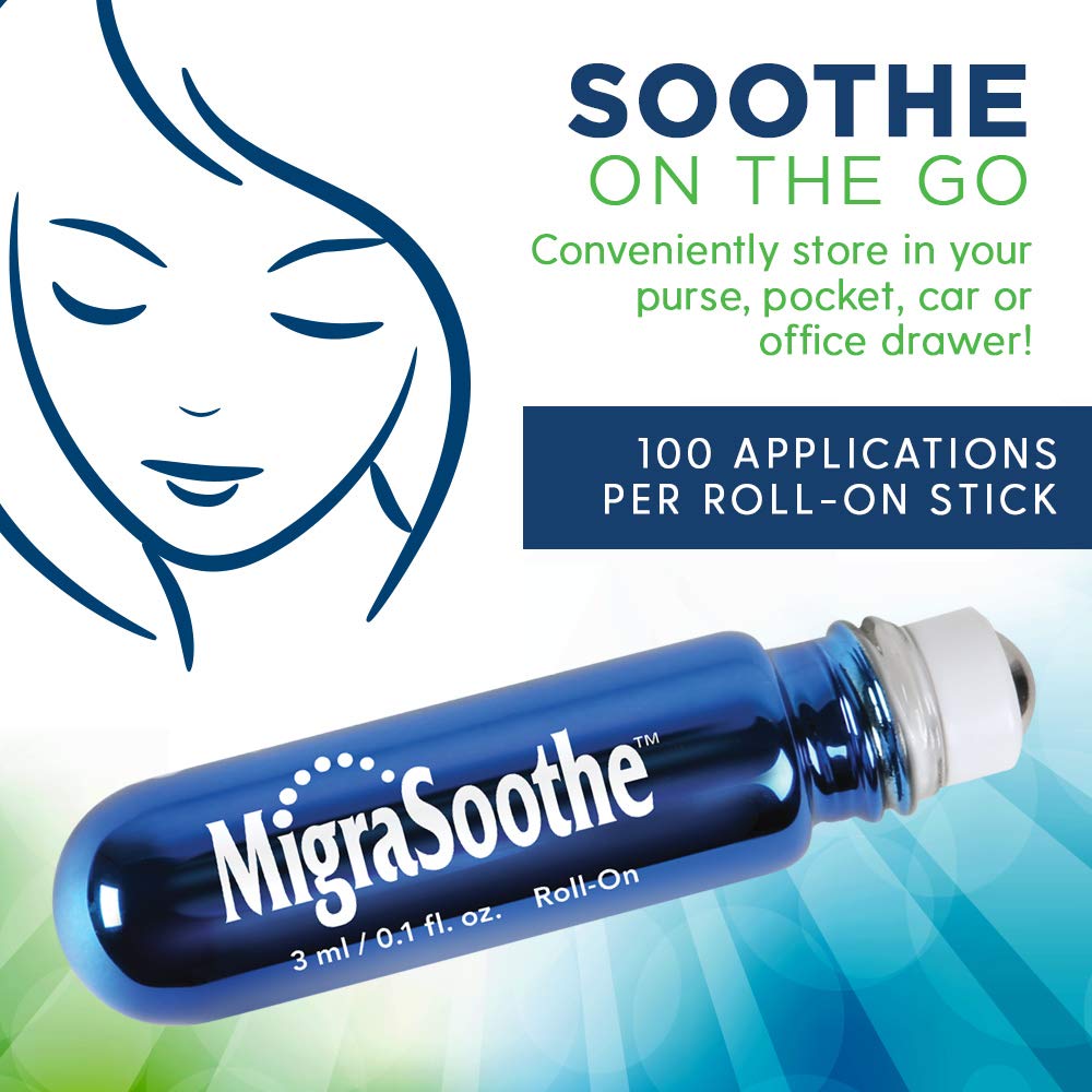 Health From the Sun MigraSoothe | Cool & Refreshing Effect| Essential Oil Roll-On Stick | 2 Pack