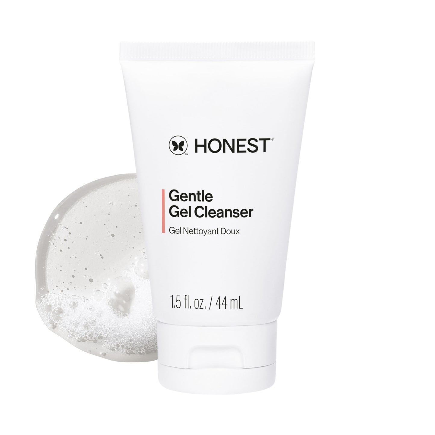 Honest Beauty Mini Gentle Gel Daily Face Cleanser | Calms, Refreshes, + Hydrates | Vegan + Safe for Sensitive Skin | Travel Size, 1.5 fl oz