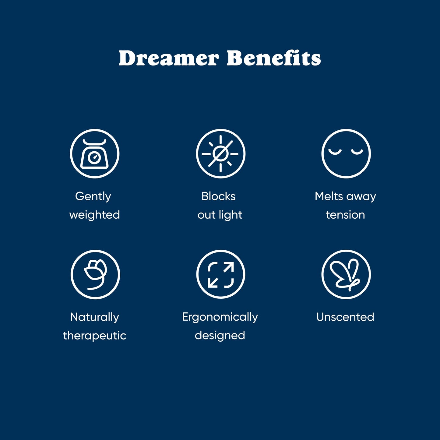 Bearaby Asteroid Grey Sleep Mask 23” x 4” Weighted Eye Mask for Sleeping 0.75 lbs 100% Light Blocking Mask for Travel and Rest Silky Soft Fabric for Deep Gentle Sleep