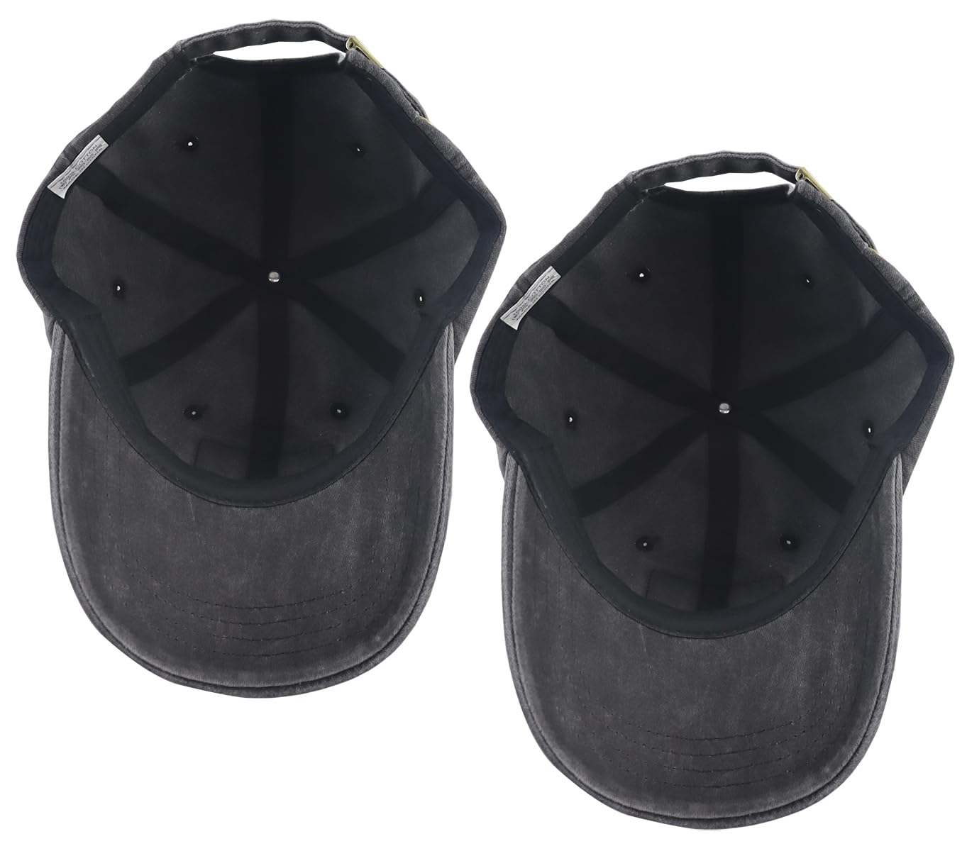 Mr and Mrs Gifts, Hubby Gifts for Men, Wifey Hat for Women, 2 PCS Honeymoon Hats, Just Married Gifts for Husband Wife Bride Groom, Adjustable Cotton Couple Baseball Cap Black