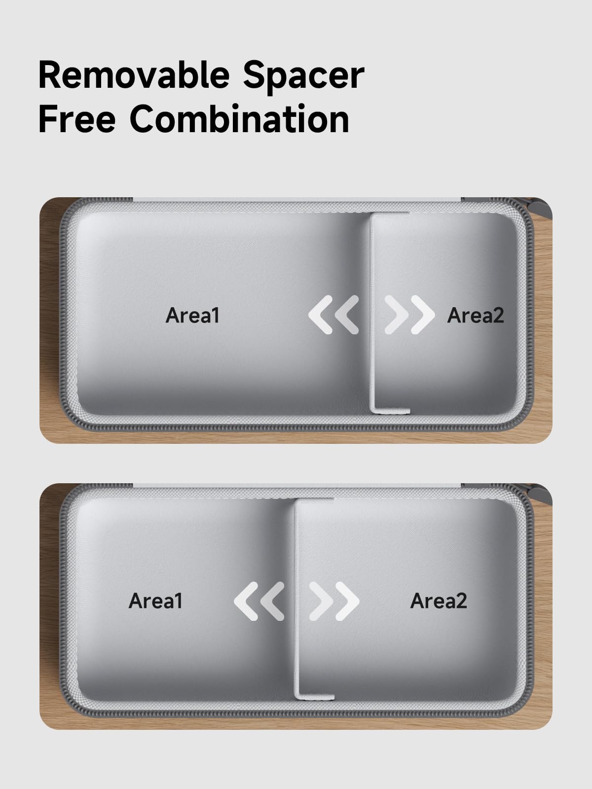 Hagibis Electronics Organizer Travel Case Cable Organizer Bag Pouch Portable Waterproof Carry Case for Cable, Charger,Power Bank, SD Card, Mouse, USB Flash Disk (DPB02 Grey)