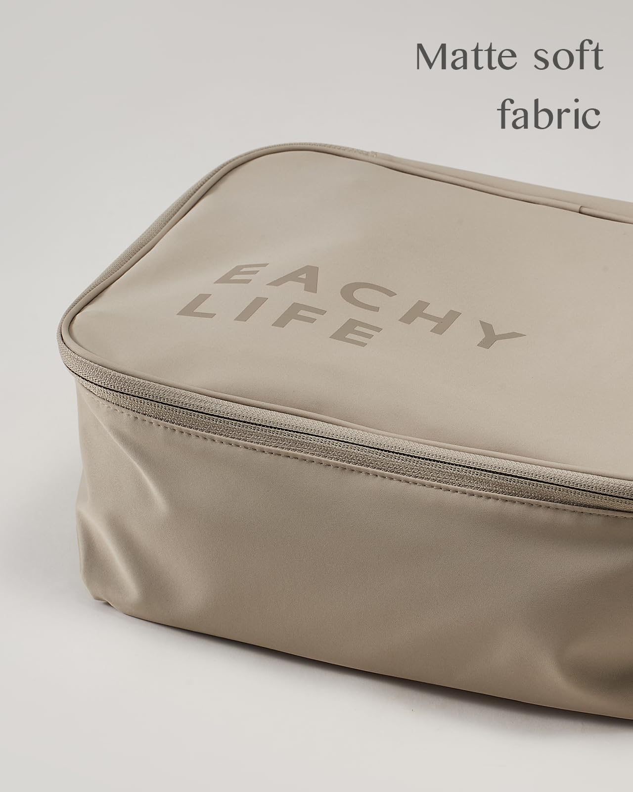 EACHY 6 Set Compression Packing Cubes for Travel & Carry-On, Space-Saving Luggage Organizers & Compression Bags for Clothes & Shoes, Ideal for Vacation & Cruise Essentials